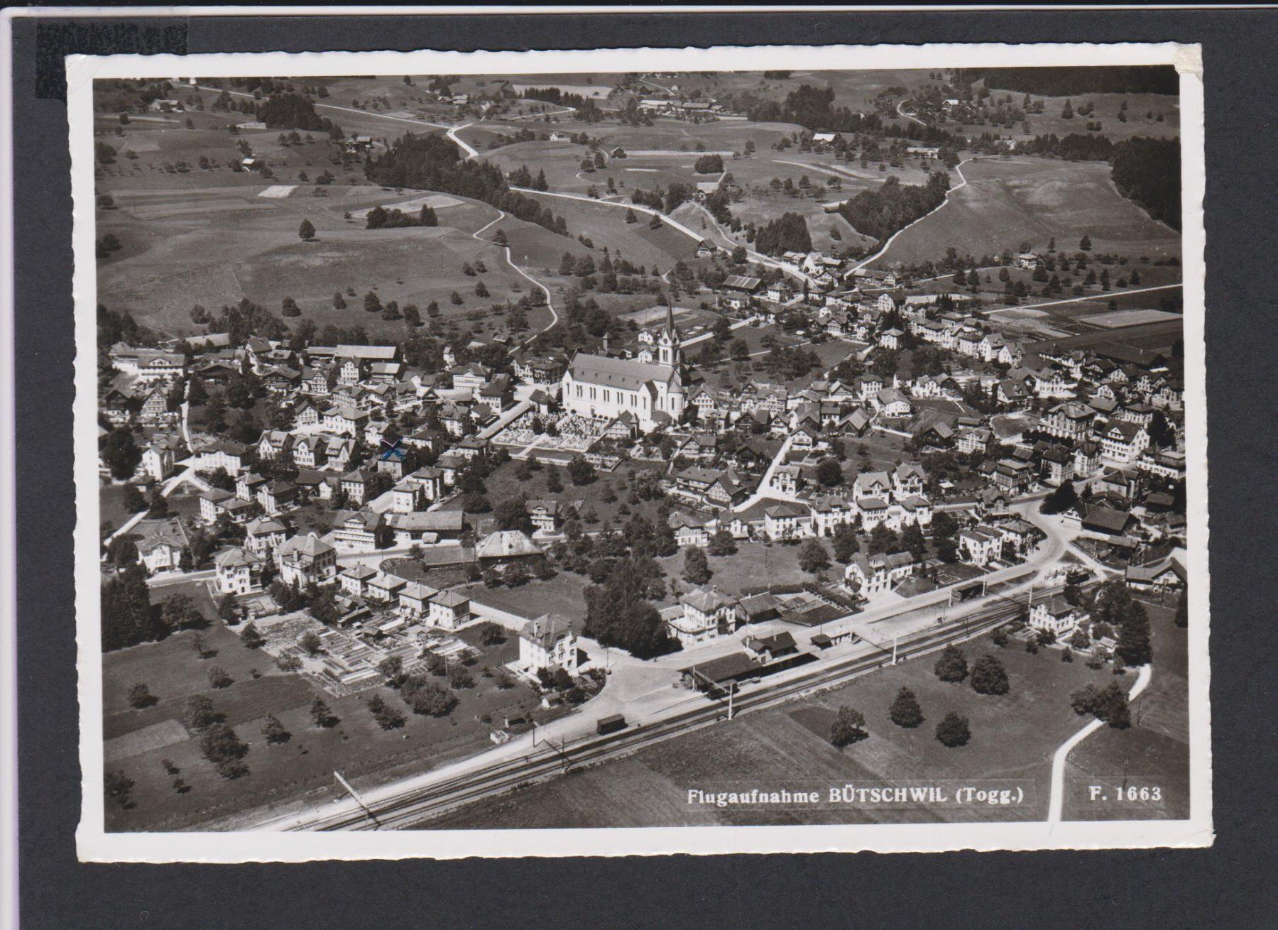 Cartoline postali: Bütschwil  SG   :   alte Ansichtskarte von 1957 – Usato da Vitznau venduto da Ropaku
