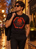 T-shirt PHILIPP PLEIN Skull Strass Platinum Cut – Taille M
