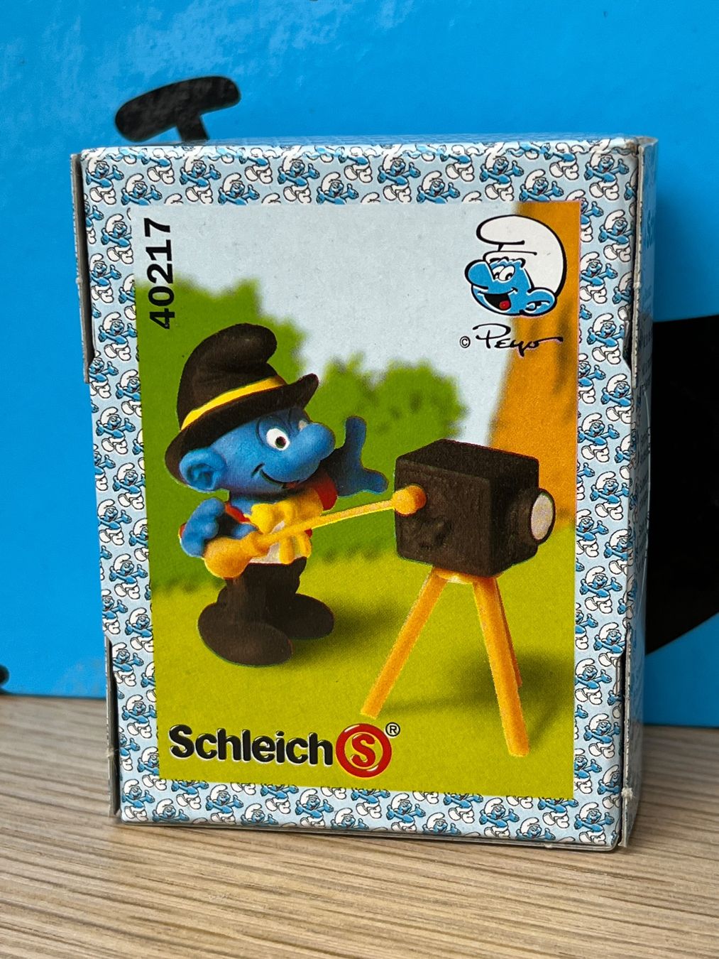 Schleich Statuette: Fotograf-Schlumpf, Originalverpackung – Usato da Lyss venduto da Duckszone