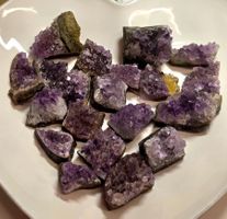 20 Amethyst Stufen Set B 715g