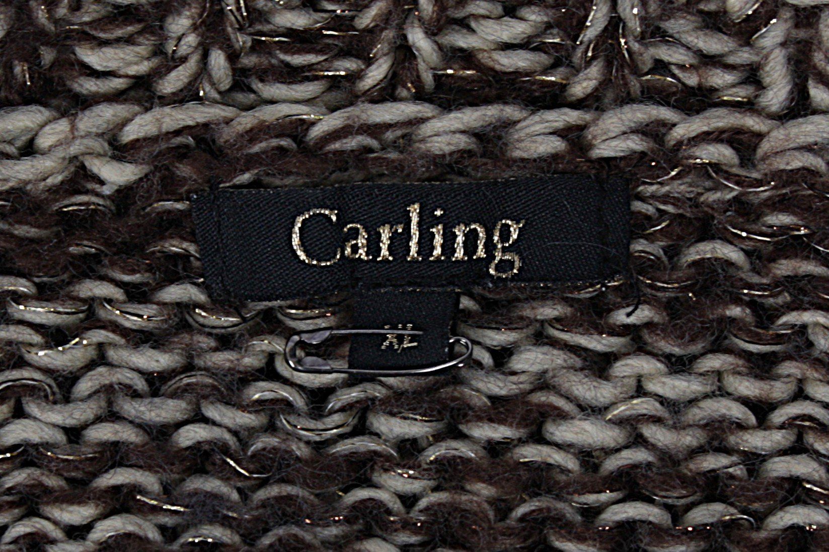 Kleider: CARLING braun/beige Strickpullover XL – Gebraucht aus Zollikofen von Restwert_Zollikofen 4