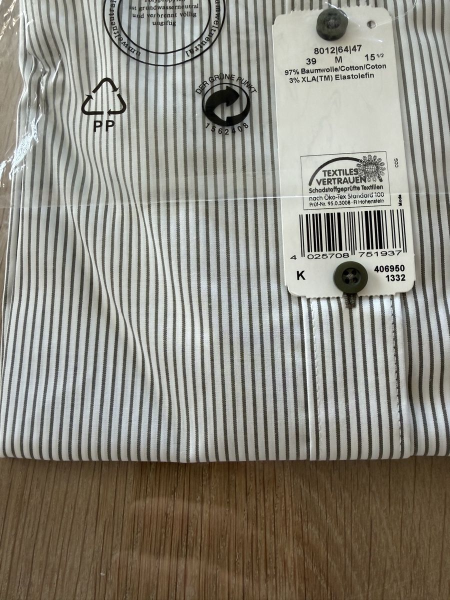 Camicie: Olymp Hemd Body Fit Grösse 39 M neu – Nuovo e nell'imballaggio originale da Oberhofen TG venduto da Solano84 3