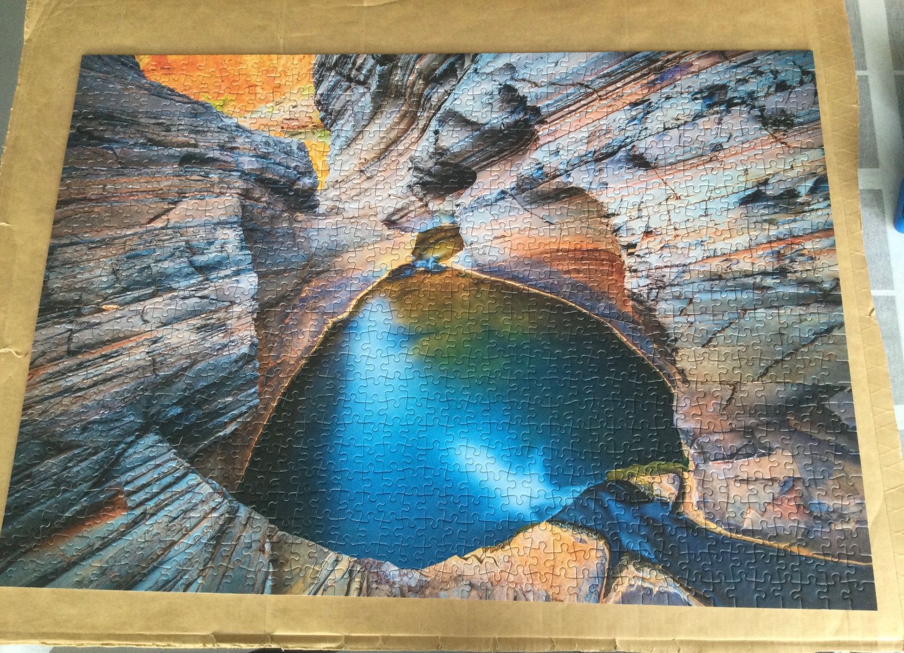 Puzzle: Schmidt Puzzle 1000 Teile Indigo – Usato da Steffisburg venduto da sunflower2302 1