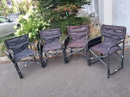 4x Outwell Campingstuhl, Klappstuhl Festivalstuhl Regiestuhl