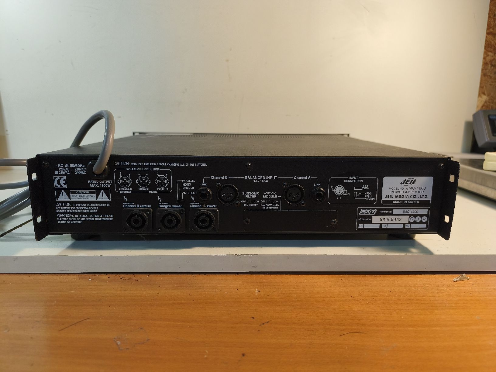 Verstärker: BST JMC1200 Audio Precision Power Amplifier (bst) – Gebraucht aus Künten von Schnaepplihuus 5