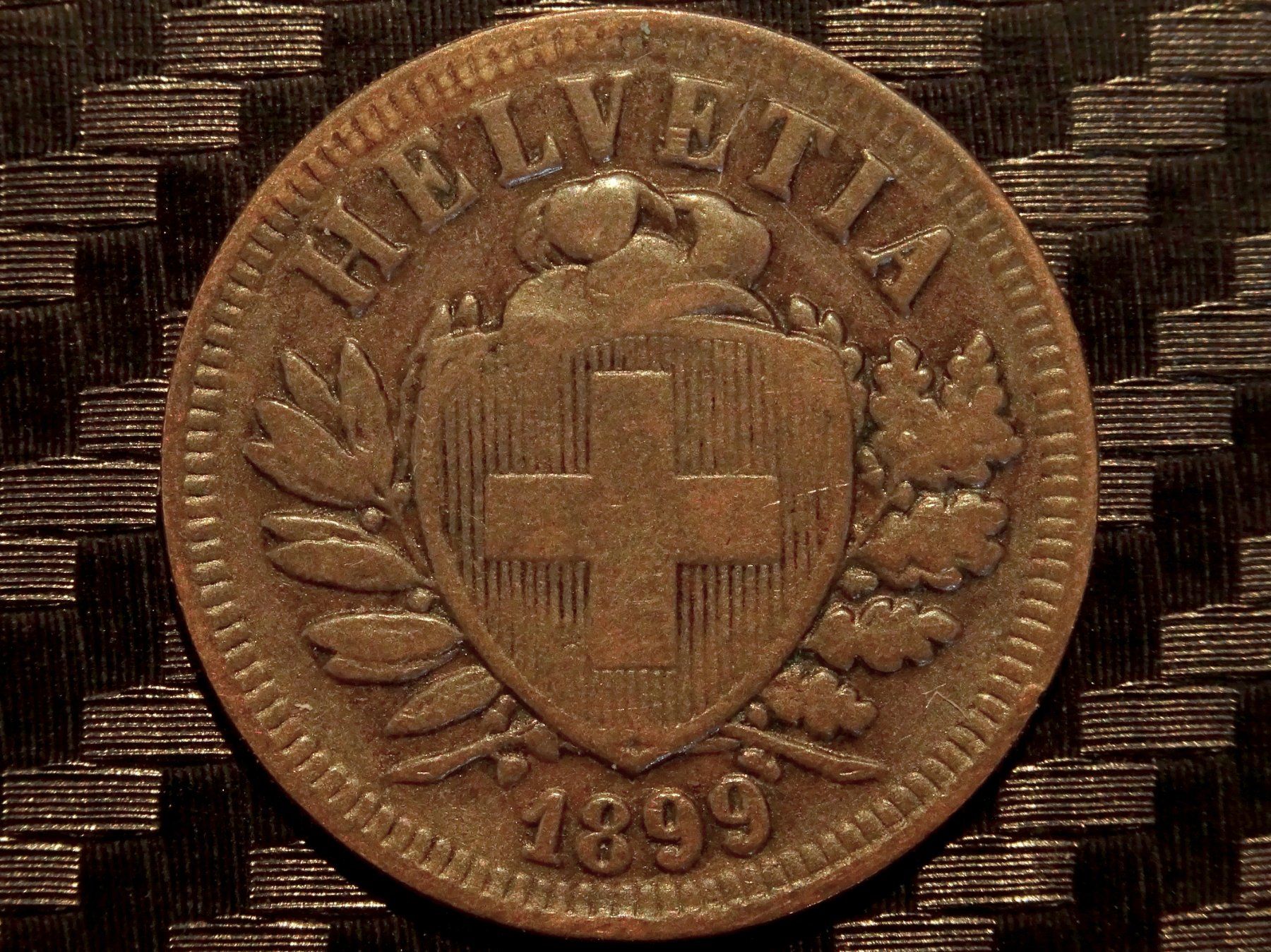 Tutti le monete: 1899 - 2 cts. 1.00 Mio.!!! 2.36gr – Usato da Courgenay venduto da ZubR237