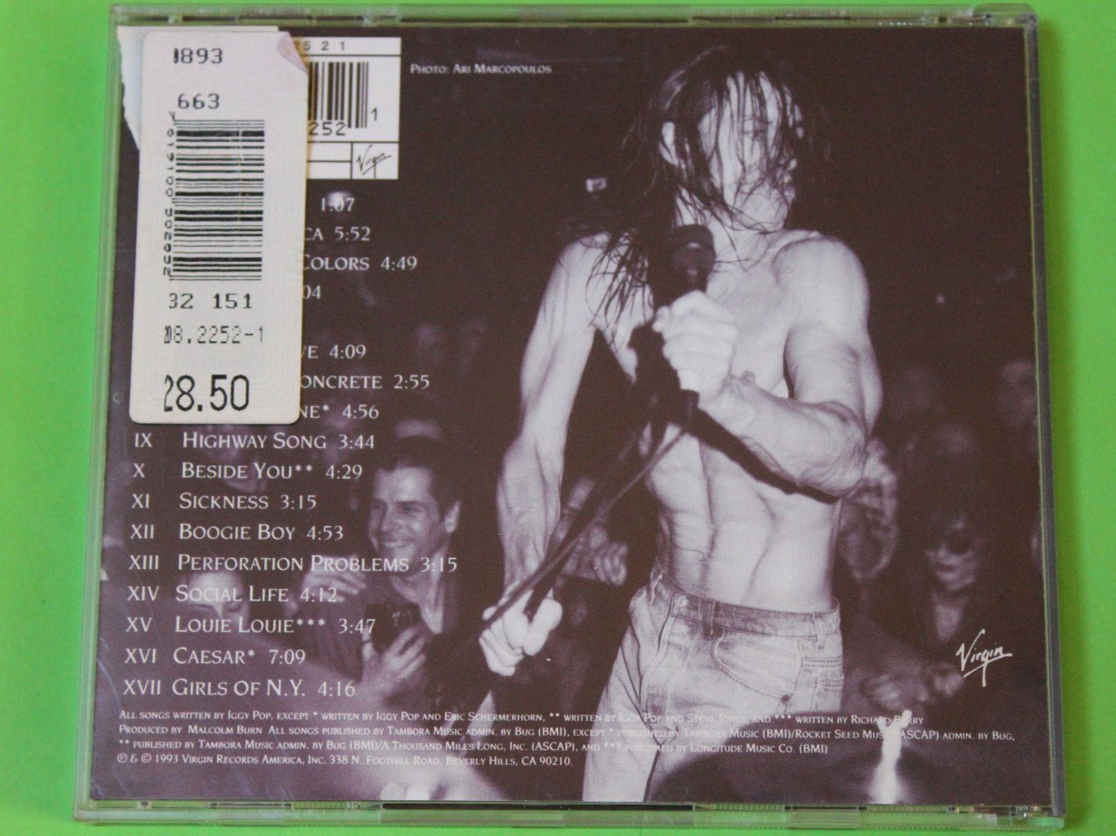 CDs: Iggy Pop - American Caesar CD 1993 – Gebraucht aus Tübach von JamesStone 2