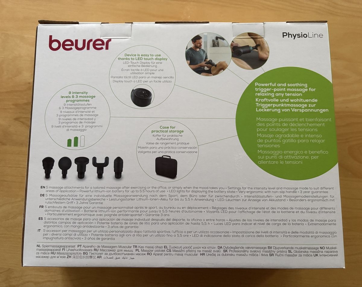 Beurer Massagegeräte: Beurer Massage Gun MG 185 – Gebraucht aus Auenstein von 5222 1