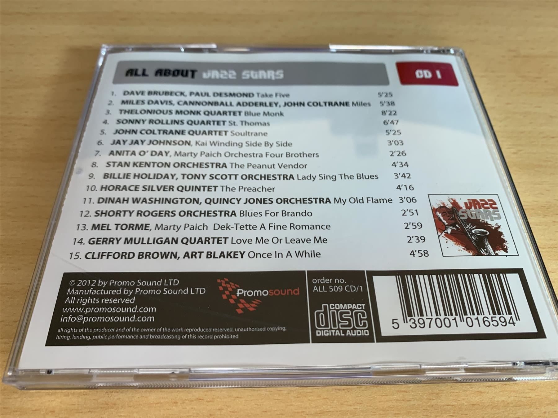 CD: All About Jazz Stars - 5 CD – Usato da Rikon im Tösstal venduto da Alpenmutz 1