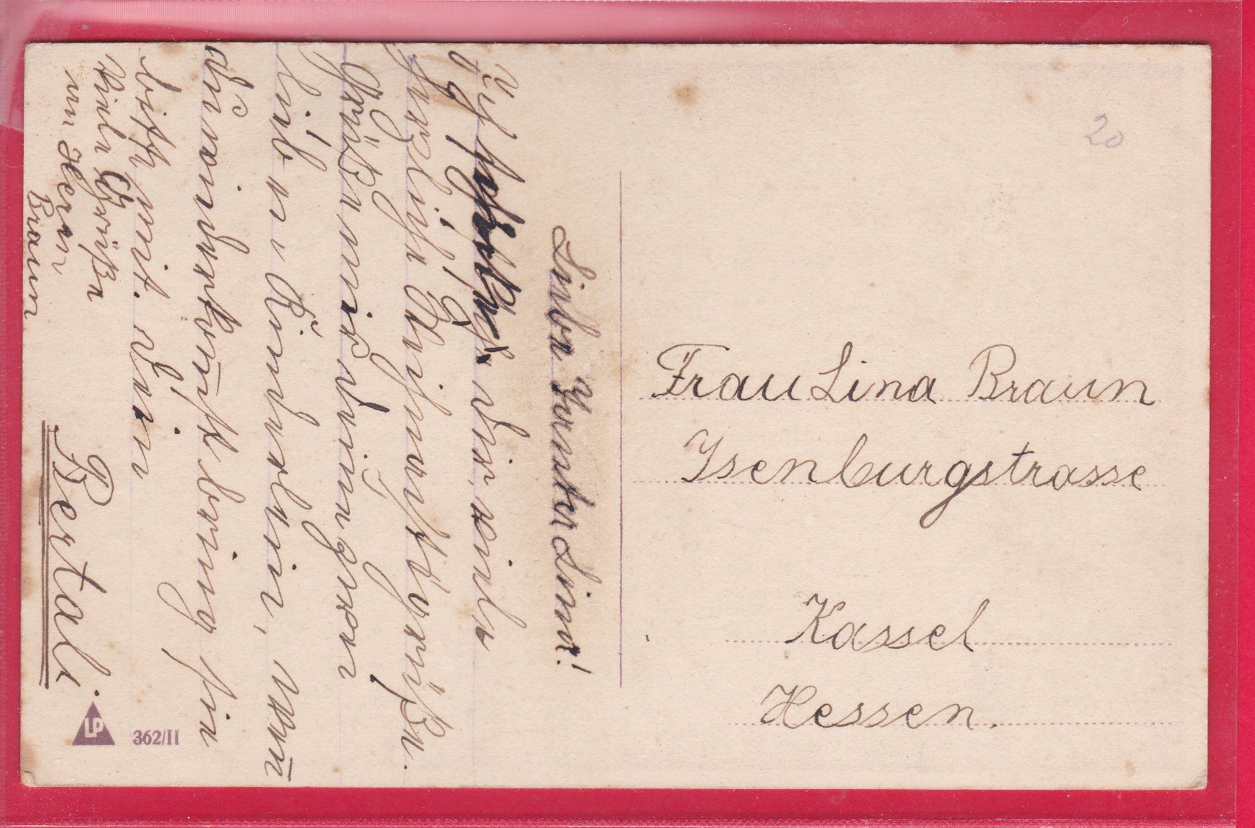 Ansichtskarten: HERZLICHEN WEIHNACHTSGRUSS – Gebraucht aus Oberrieden von Gebirgsstelze 1