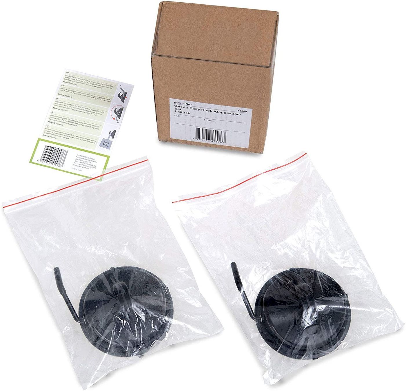 Vorzelte & Markisen: qeedo Easy Hook 2x Saugnäpfe mit Haken – Neu und originalverpackt aus Bottighofen von zaap 6