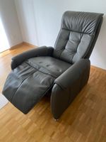 Gemütlicher Relaxsessel / Fernsehsessel aus echtem Leder