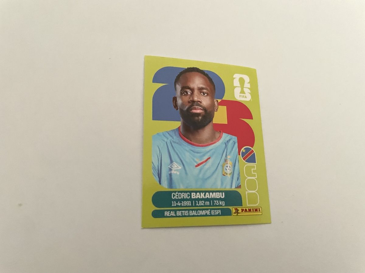 Panini Carte collezionabili: FIFA WM 2026 Cedric Bakambu COD 19 – Nuovo (secondo la descrizione) da Winterthur venduto da Cobraforce