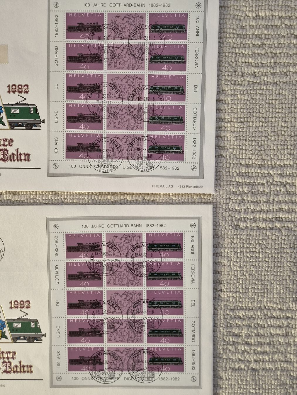 Alle Briefmarken: 19 Gross-FDC – Neu (gemäss Beschreibung) aus Moosseedorf von wau69 4