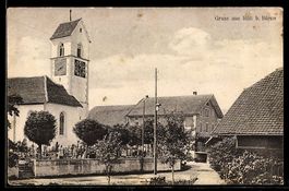 AK Rüti b. Büren, Kirche und Platz