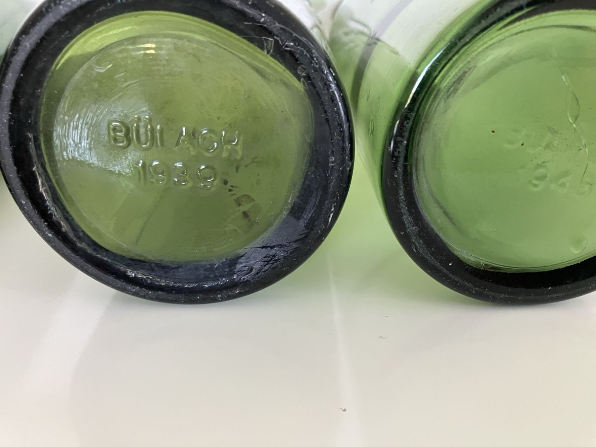 Verres, cruches & bouteilles: 3 antike Bierflasche – D'occasion à losone par china06 4