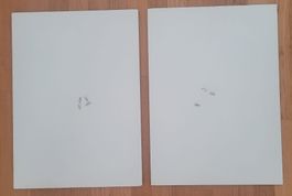 2 Schranktablare weiss NEU! 61,5 x 44,5 x 1,0 cm