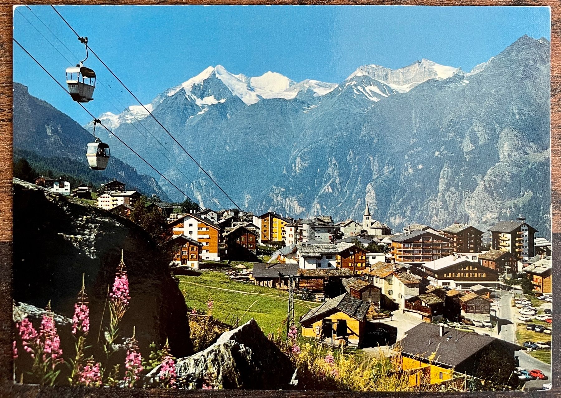 Cartoline postali: GRÄCHEN - SESSELBAHN HANNIGALP – Usato da Lutry venduto da Ediego