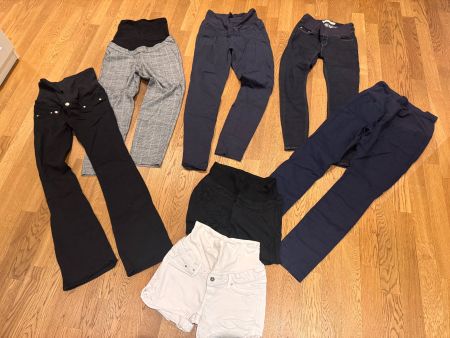 Umstandshose-Paket: 7 Hosen, Shorts, Grösse S-M, Top Zustand