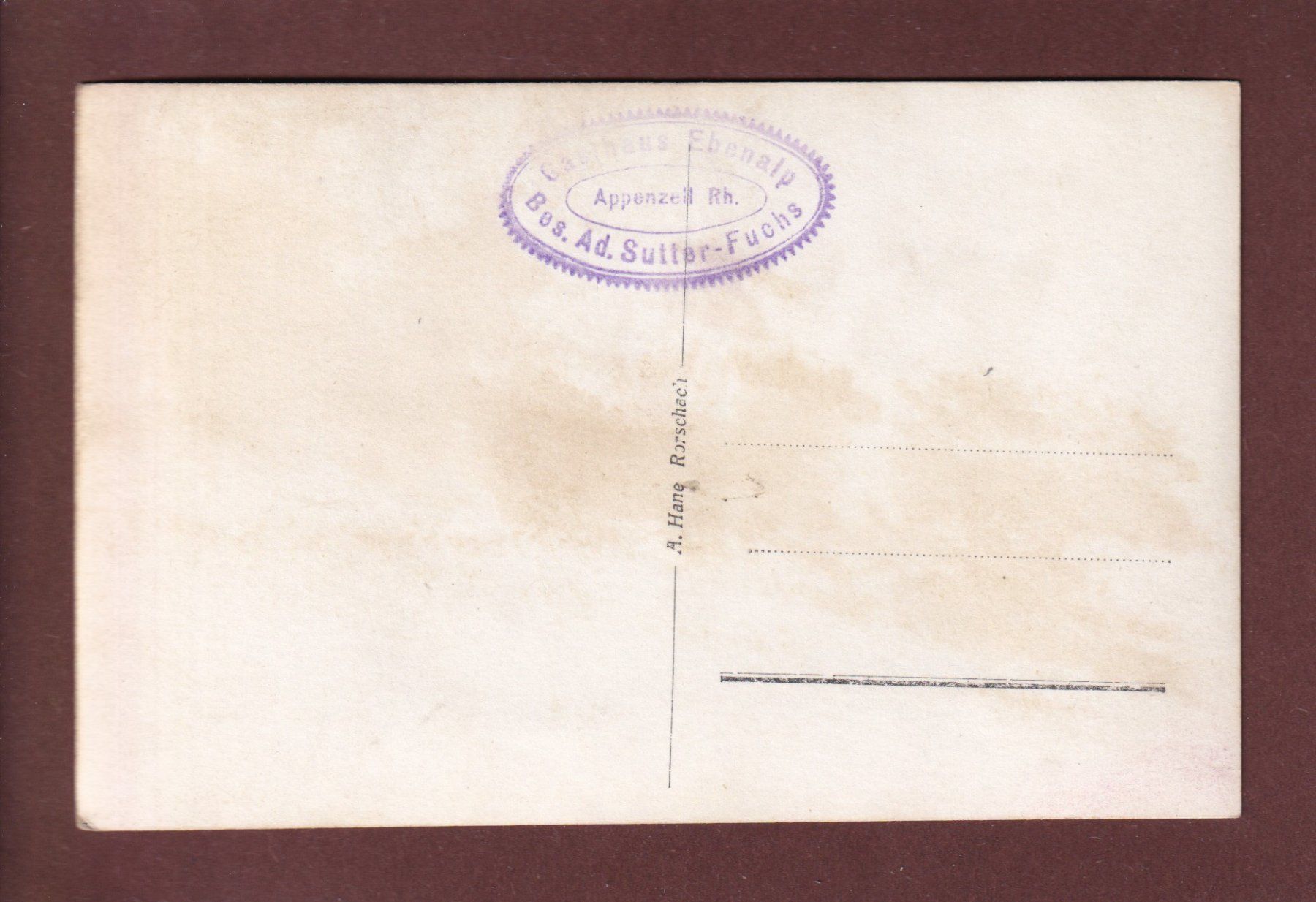 Cartoline postali: Aescher - WILDKIRCHLI - "Unserm Ebel" – Usato da Pully venduto da nicecards 1