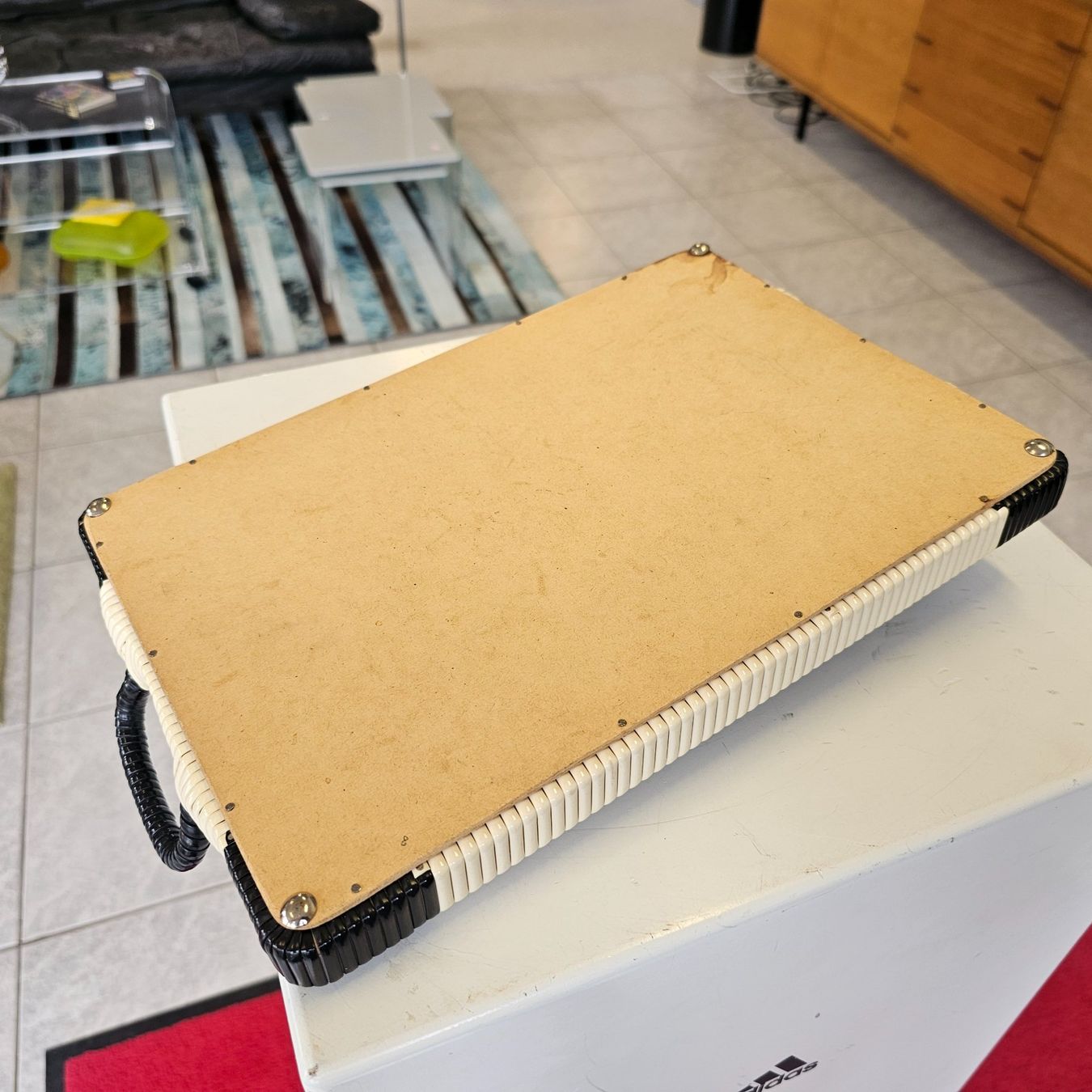 Piatti di portata: Vintage 1960 Serving Tray Service Tableau Serviertablett – Usato da Nottwil venduto da Wondewa-Shop 1