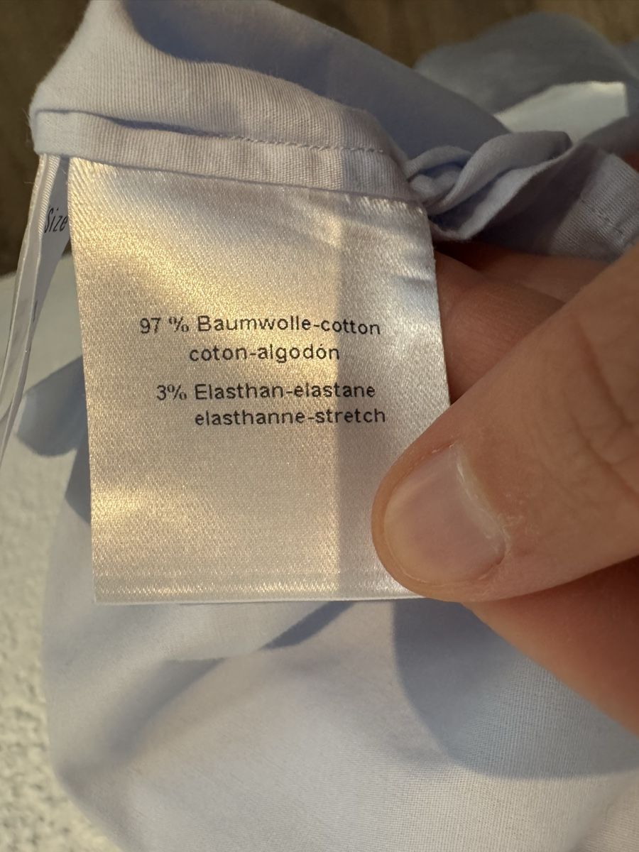 Camicette: Max Volmáry Bluse Hemd hellblau Gr. 42 – Usato da Fislisbach venduto da KolibriSecondhand 6