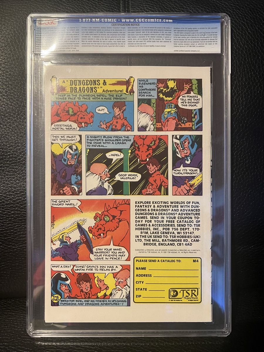 Fumetti: CGC Universal Grade Comic – Usato da Davos Platz venduto da sharkflash2 1