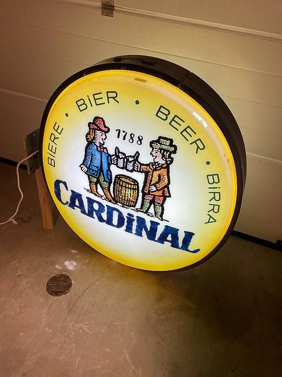 Lampade: Cardinal Bier Leuchtreklame – Usato da Ettingen venduto da Donald4107 2