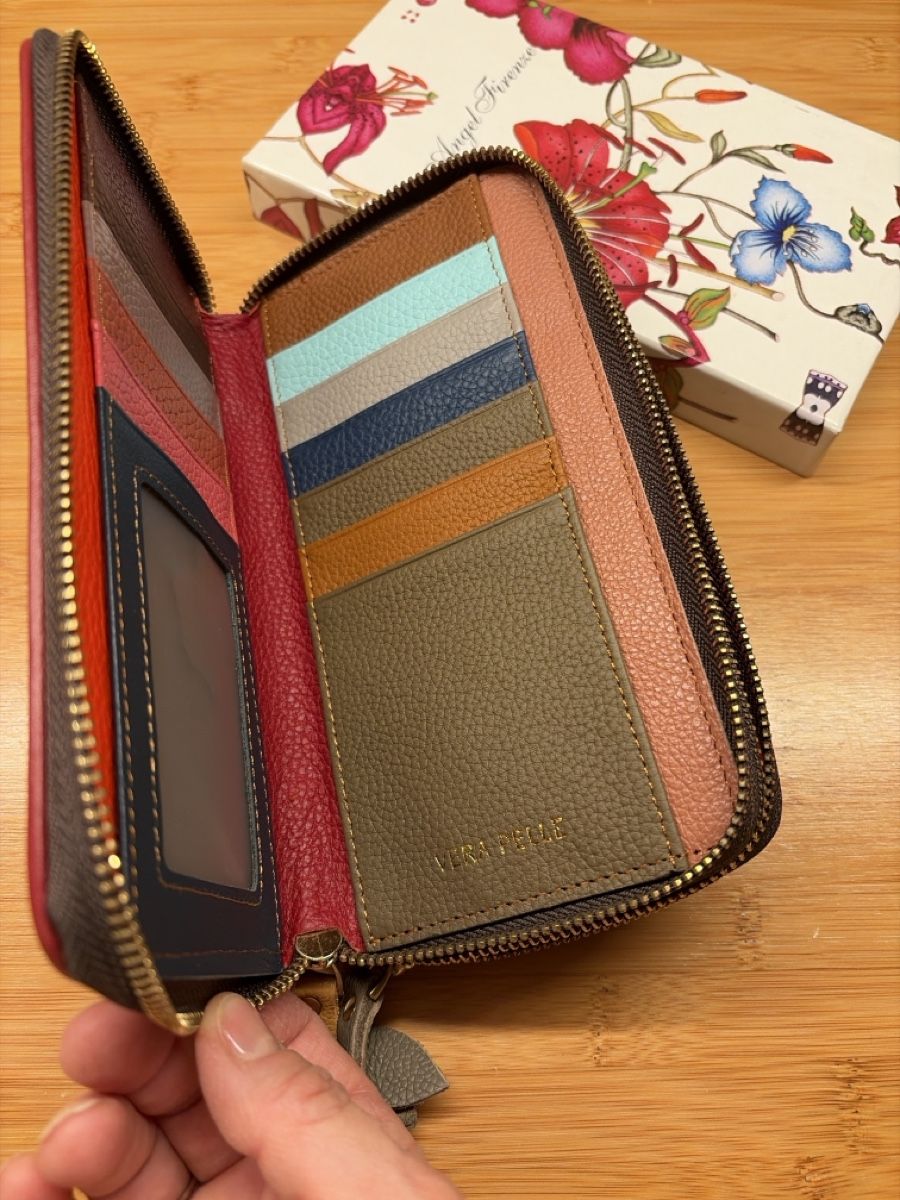 Portamonete: Leder Portemonnaie Patchwork Design, neuwertig! – Nuovo (secondo la descrizione) da Herisau venduto da Usuperman 1
