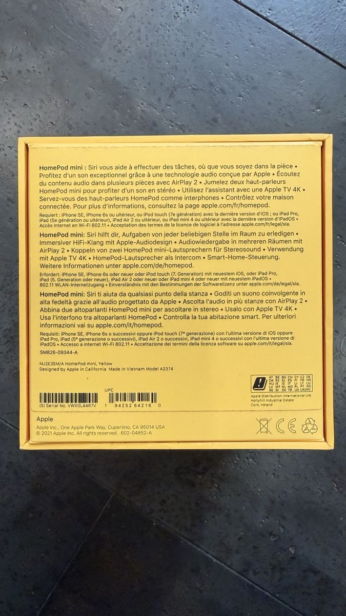 Apple Casse acustiche: Apple HomePod mini gelb neuwertig – Nuovo (secondo la descrizione) da Grub SG venduto da Crispin1990 3