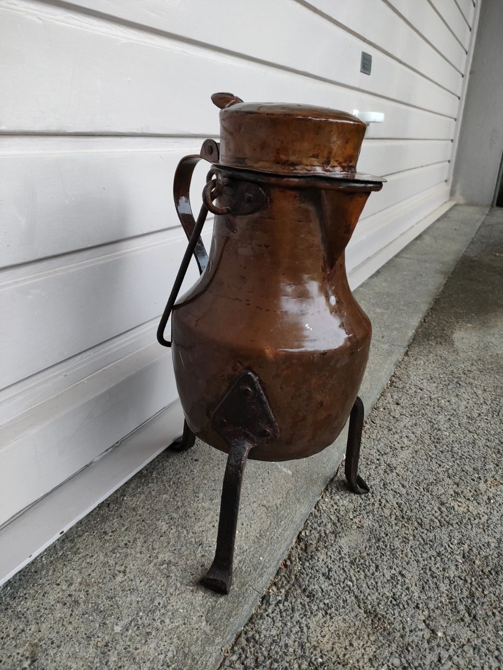 Caraffe: Kupfer - Kanne mit Deckel – Usato da Wiesendangen venduto da s_er 1