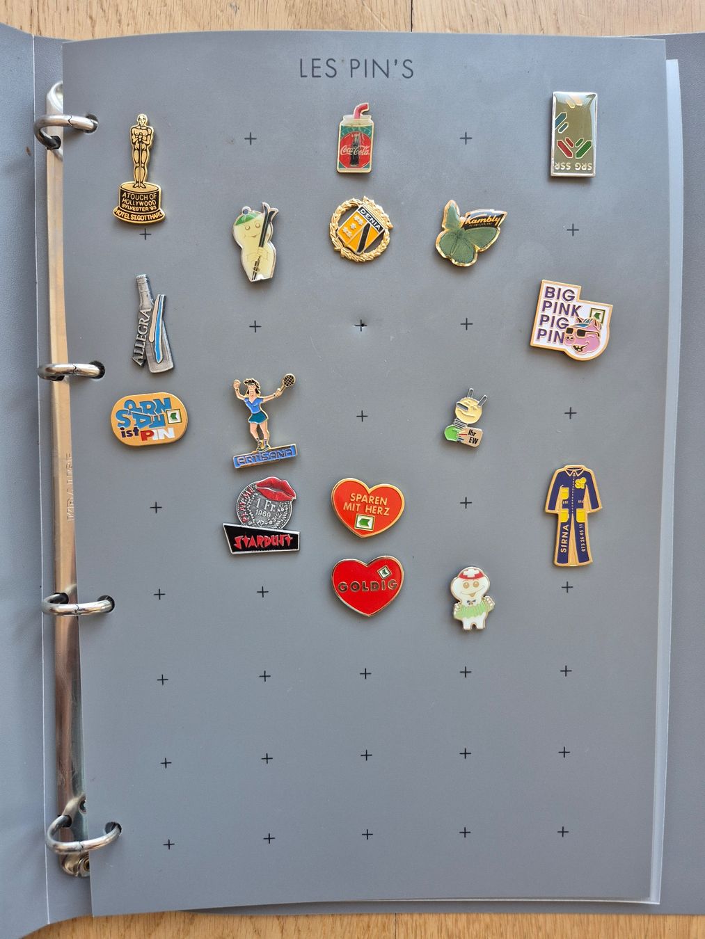 Placchette & Badge: PIN Sammlung 24 Stück inkl. Album – Usato da Baar venduto da tess01