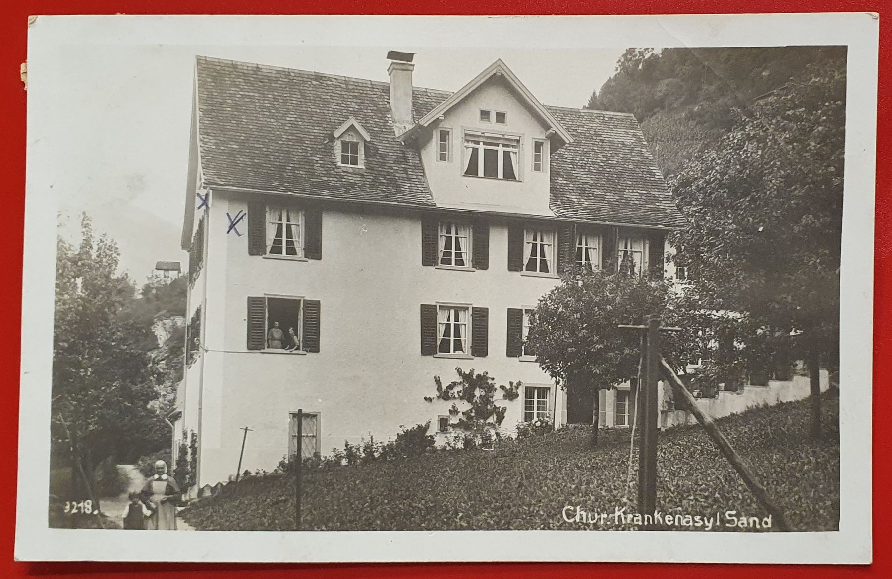 Cartoline postali: Chur, Krankenasyl Sand – Usato da Kreuzlingen venduto da Rschweiz1