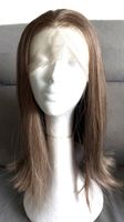 Perücke Braun mit blonden Highlights
