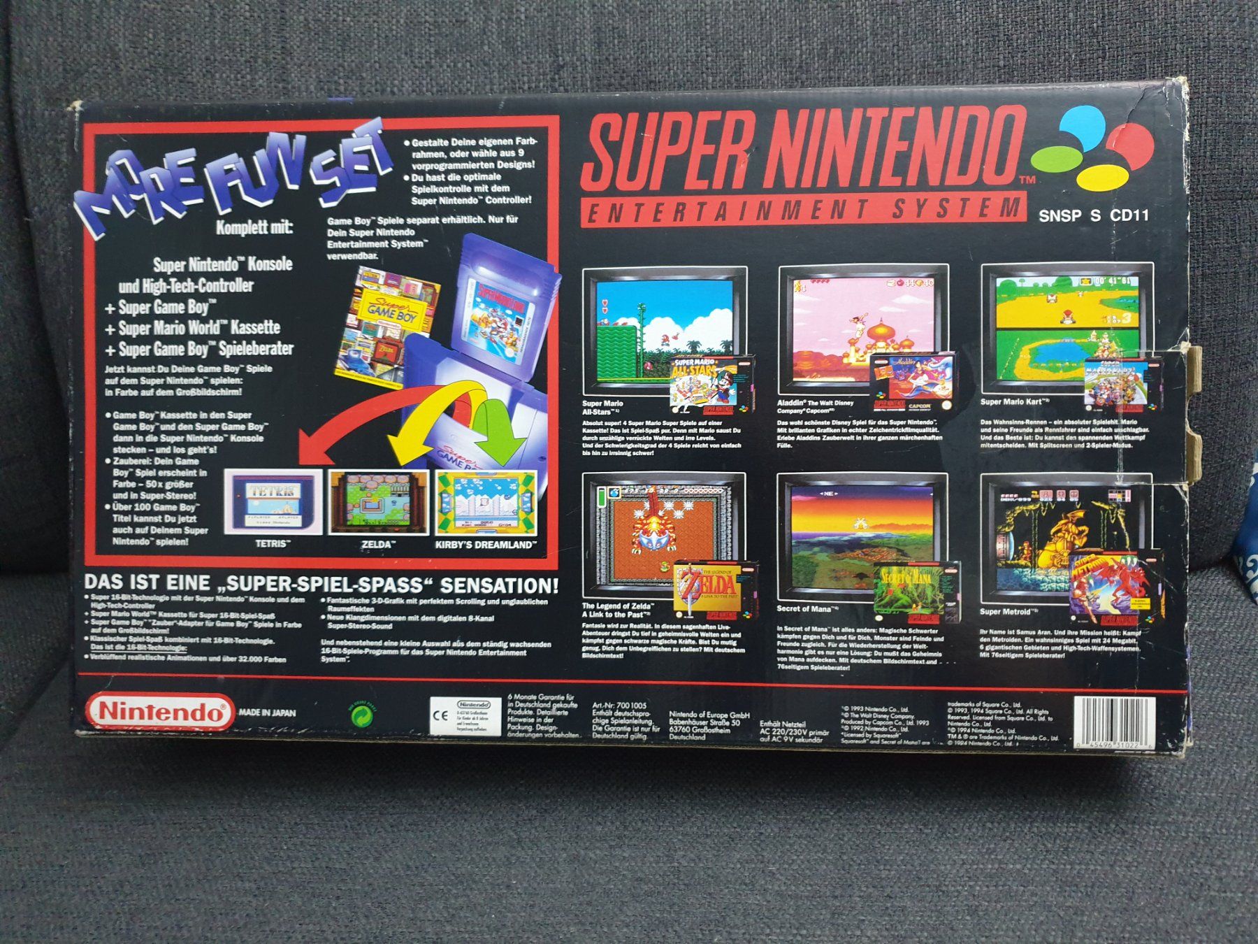 Nintendo Console: Super Nintendo - SNES More Fun Set OVP – Usato da Rain venduto da Rou_z26r 1