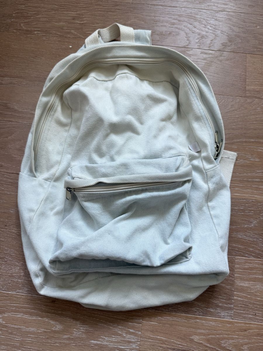 Zaini: Grosser, robuster Canvas Rucksack, hellblau – Usato da Gockhausen venduto da nad_fv2p
