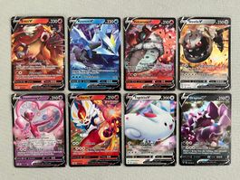 Pokémon V Karten Lot – Entei & Steelix – 8 Karten