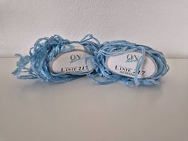 ONline Linie 217 Serano Effektgarn blau 2 Knödel