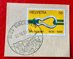 CH BRIEFMARKEN VOLLGESTEMPELT  Biberstein 