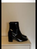 Bottines noires vernies bershka, taille 40 - Élégantes!