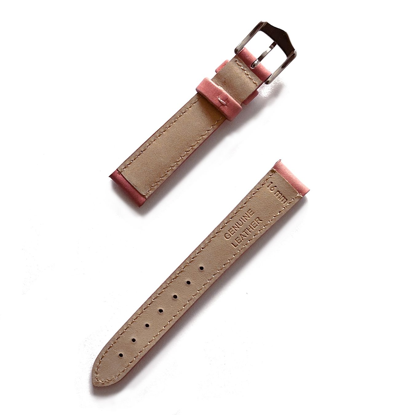 Bracciali & Braccialetti: Bracelet en cuir rose, 16 mm – Nuovo (secondo la descrizione) da Biel/Bienne venduto da Swiss-Watches-Offers 1