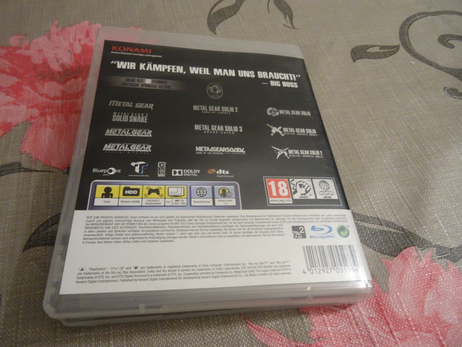 Sony Spiele: Metal Gear Solid: The Legacy Collection - PS3  DISC 2 FEHLT – Gebraucht aus Olten von Disc-Ausverkauf 3
