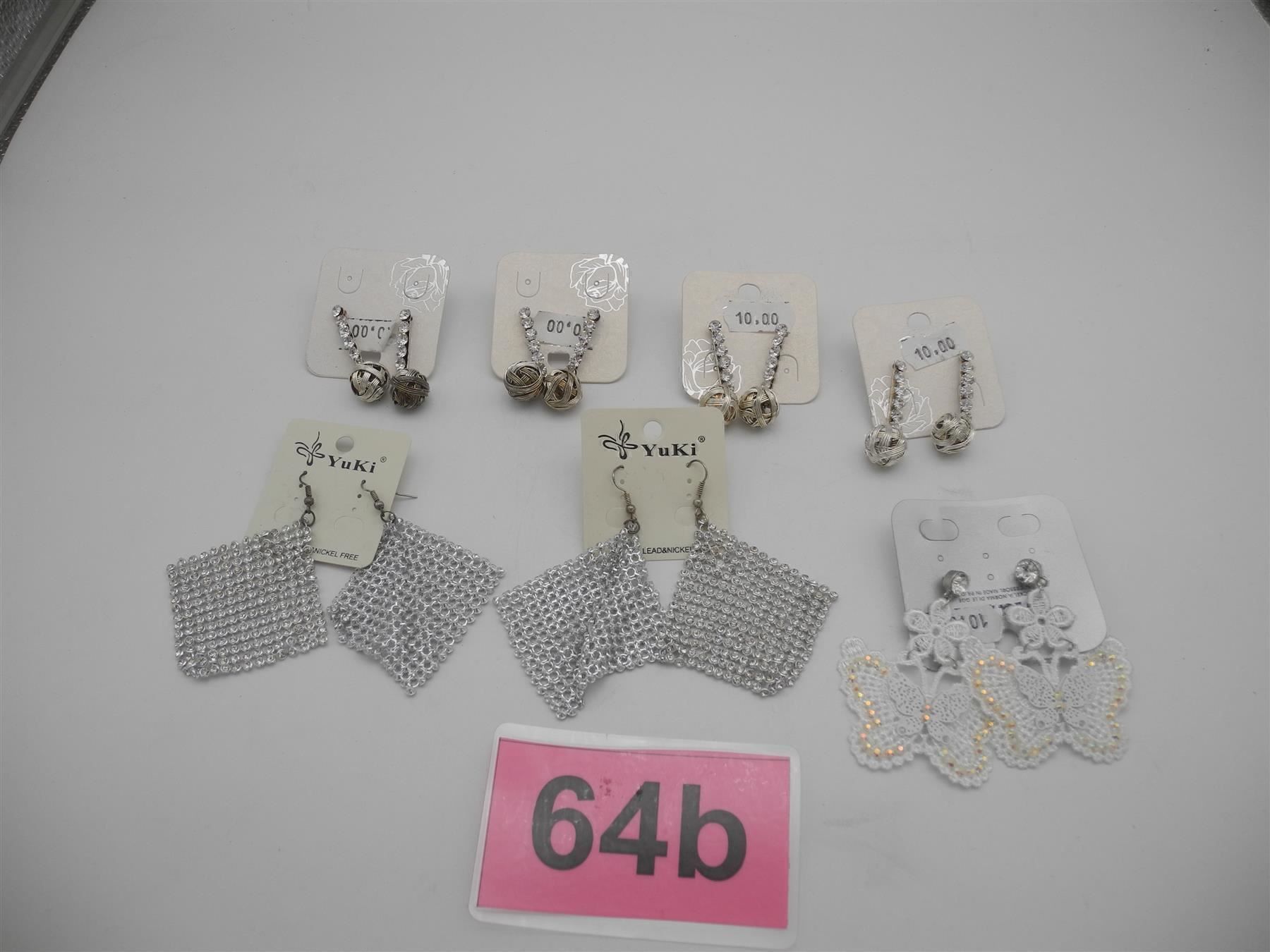 Ohrringe & -stecker: 7 Paar Modeschmuck Ohrringe , Nr. 64b – Neu (gemäss Beschreibung) aus Kottwil von Crazyrolf 1