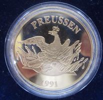 Medaille Preussen Völkerschlacht 1813 Leipzig - KI generiert