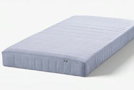 Lot 2 matelas mousse 80x200 ferme/bleu clair IKEA