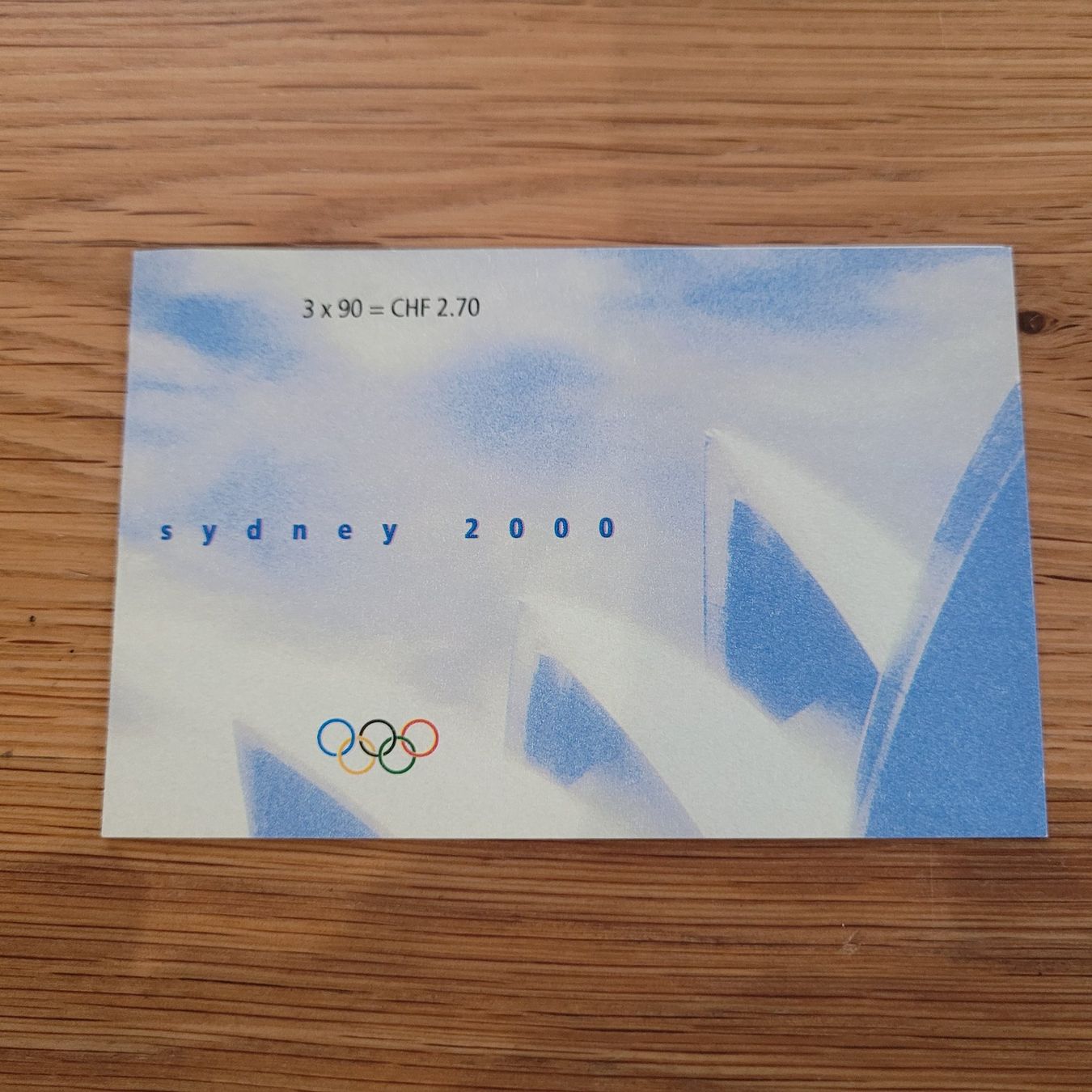 Alle Briefmarken: Markenheftchen Carnet De Timbre Sydney Olympique 2000 – Gebraucht aus Biel/Bienne von Destockweb