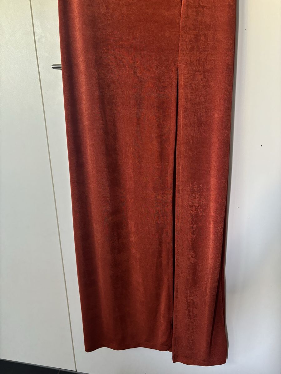 Robes: Maxikleid Grösse 36 dunkelorange mit Schlitz – Neuf (Voir description) à Rupperswil par xyzcr97 3