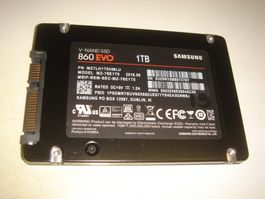 1TB ssd. Samsung 860 EVO. Details siehe Bildern.