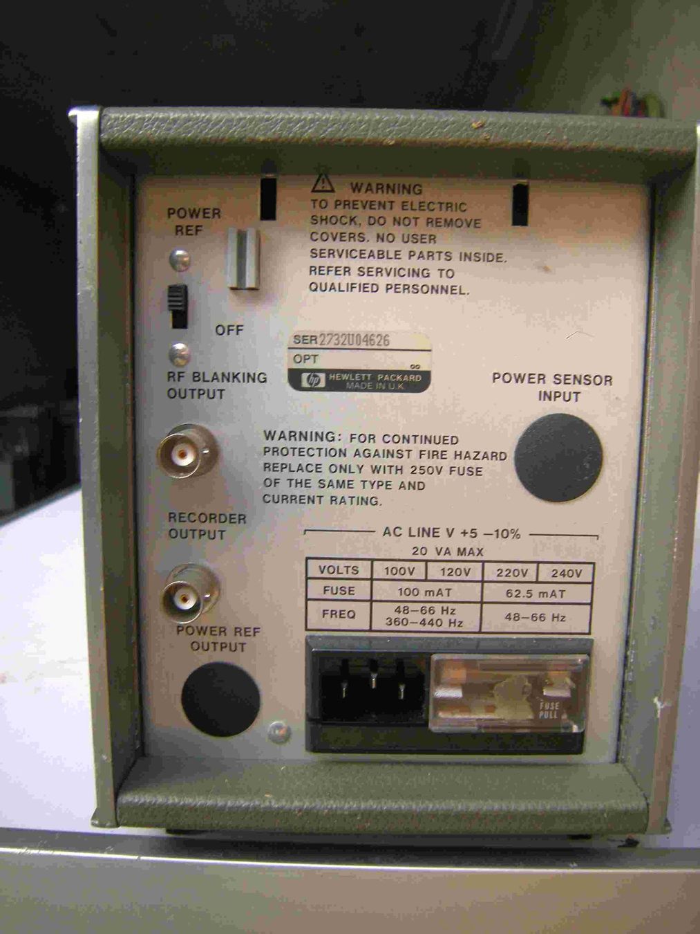 Hewlett Packard Messen: Power - Meter HP 435B – Defekt aus Schönenberg ZH von Ku4711 2