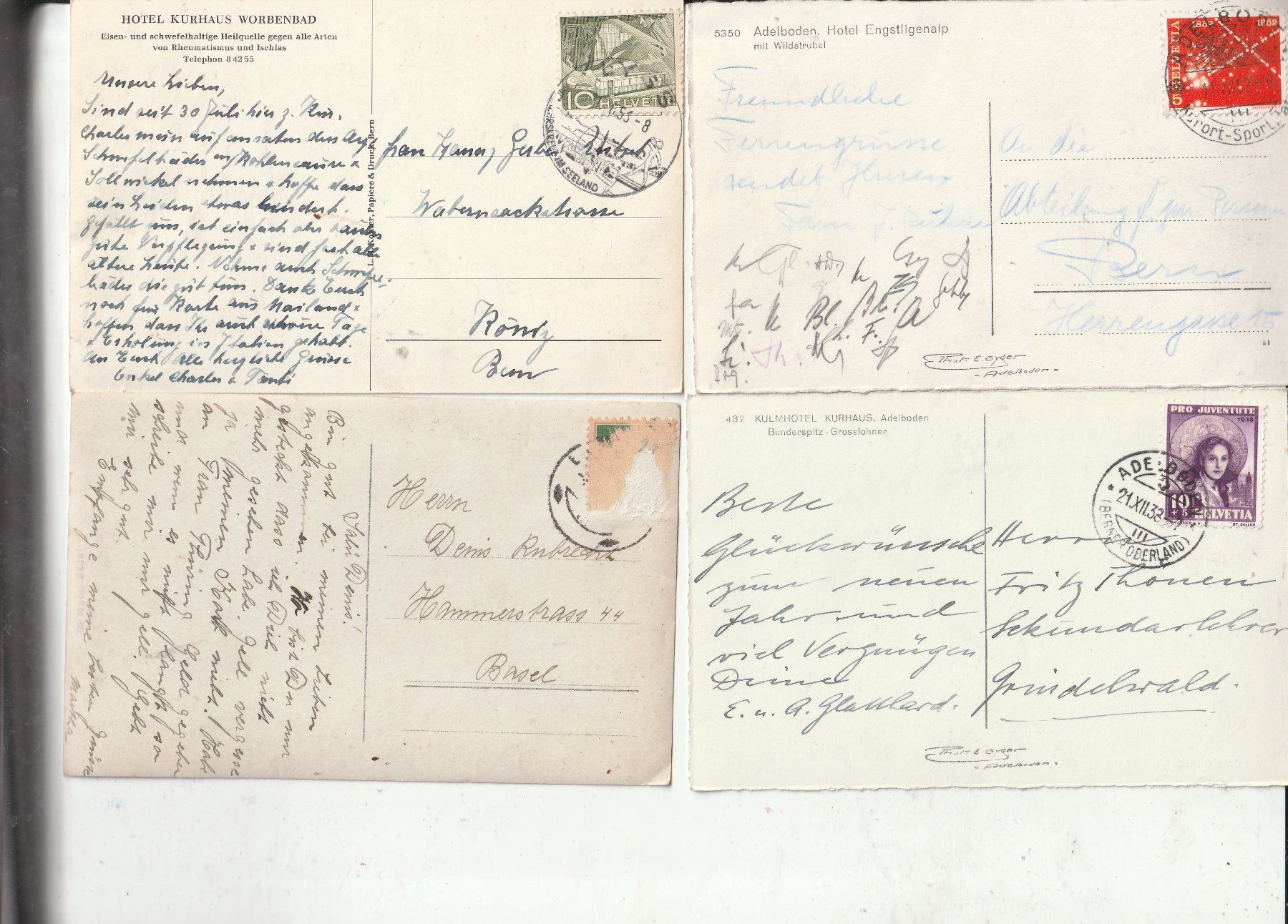 Cartes postales: 20 Diverse  alte Karten Schweiz – D'occasion à Lumbrein par made02 5